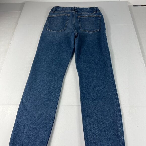 Good American Jeans Women's Measured 25x26 Good Legs Cigarette Blue Denim Tag 24 - Picture 9 of 16